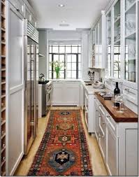 oriental rug in the kitchen: onh