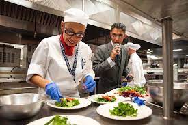 Student Chefs Use Food Pantry Items To Create Meals In Challenge Culinary Arts Food Pantry Pantry Items