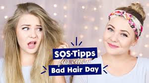 Glänzende, gepflegte haare und eine gut gestylte frisur gehören zu einem perfekten auftritt einfach dazu. Sos Tipps Bei Einem Bad Hair Day Dominokati Youtube