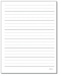 100 blank handwriting practice paper with dotted lines paperback alphabet tracing gratitude journal for kids: Printable Handwriting Paper