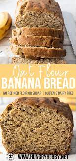 Oat Flour Banana Bread Oat Flour Banana Bread Banana Oat Bread Banana Bread Recipe Healthy