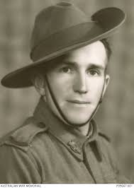 Studio portrait of QX21535 Private (Pte) John Andrew Drynan, 2/9 Infantry  Battalion. A stockman ...