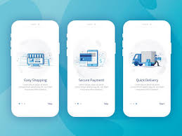 On Boarding Screens For Ecommerce App Ecommerce App Creative App Design App Interface Design