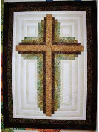 Step 1 make log cabin blocks. Log Cabin Cross Quilt Pattern Quilting Patchwork