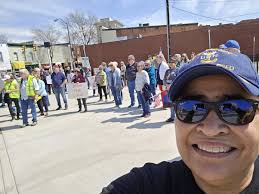 HRFP-Oct.7 protest. Va. Beach. Town Center.Free Palestine!