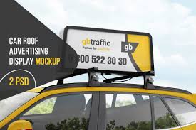 Download Newest Vehicle Mockups On Yellow Images Creative Store PSD Mockup Templates
