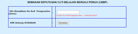 1,225,533 likes · 11,595 talking about this. Semakan Keputusan Temu Duga Bagi Cuti Belajar Bergaji Penuh Cbbp Kpm Ambilan Tahun 2018