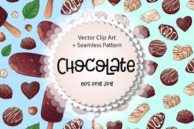 All without asking for permission or setting a link to the source. Chocolate Vector Clip Art In Creative Store On Yellow Images Creative Store
