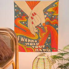 Trippy wallpaper, trippy painting, edgy wallpaper. Vintage Tapestry Wall Hanging Retro Sun Trippy Aesthetic Room Decor Hold Your Hand Home Living Room Rainbow Boho Wall Art Decor Hot Offer 54d825 Goteborgsaventyrscenter