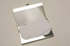 A hard, sleek case, this modern business card holder flips open for easy access or fans out to show your cards in all their glory! Business Card Holders For Women Lovetoknow