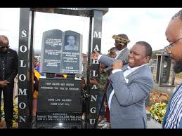A very warm welcome to the new face of the senior male and female residence website of solomon mahlangu residence, located at nelson. Solomon Mahlangu S Tombstone Unveiled Rekord East