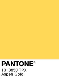 Aspen Gold Yellow Pantone Pantone Gold Pantone