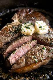 Season the steak all over with salt and pepper. How To Cook Steak Butter Basted Pan Seared Steak The Forked Spoon