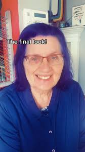 Vibrant Purple Hair Dye for Grandmas and Moms