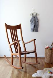 Handmade Comfortable Wood Rocking Chairs For Nursery And Beyond The Weeks Rocker Is Designed For C Rocking Chair Classic Rocking Chair Accent Chairs For Sale