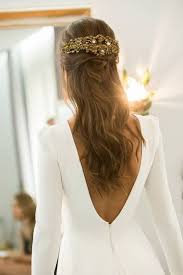 Elegant Wedding Dress Bridal Dress Open Back Satin Wedding Dresses Long Sleeves Bridal Gown Wed Long Sleeve Bridal Gown Wedding Dresses Wedding Dresses Satin