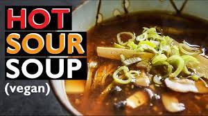 Slurry first here, which seems odd, but provides the very slight rafting effect required to make a clear, and delicious hot and sour soup. Hot Sour Soup Recipe Easy Vegan Chinese Recipe é…¸è¾£æ±¤ Youtube