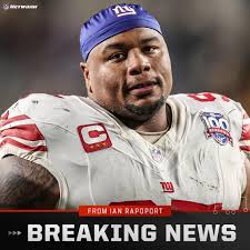 Giants potential defensive player of the year Dexter Lawrence, who suffered  a dislocated elbow in the loss to the Cowboys, is expected to miss the rest  of the season, with Brian Daboll