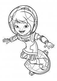 These miles from tomorrowland activity and coloring pages will keep your child entertained any day, especially a rainy day. Loretta On A Blastboard Coloring Pages Miles From Another Planet Coloring Pages Colorings Cc