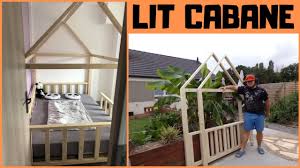 Espace rassurant dont l'entrée est située au niveau du sol en forme de maisonnette, ce lit d'enfant cabane blanc sera le refuge idéal pour les jeux de votre petit dernier. Lit Montessori Lit Cabane Fait Maison Simple Economique Et Durable Youtube