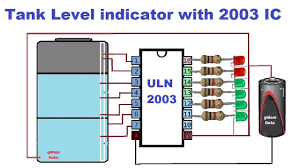The value of conductance/current depends on the ratio or level of water. Water Level Indicator Using Ic 2003 Youtube