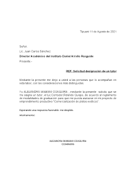 Solicitud de Tutor