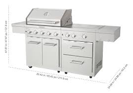 kitchenaid stainless steel 8 burner grill
