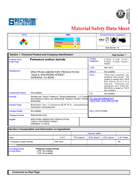 Regulatory process names 6 iupac names 3 other names 1 other identifiers 1. Material Safety Data Sheet