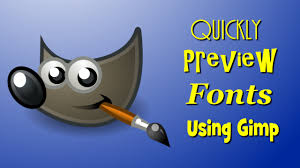 Gimp uses the freetype 2 font engine to render fonts, and a system called fontconfig to manage them. Find The Best Fonts Quickly Preview Fonts In Gimp Youtube