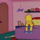 The series is a satirical depiction of american life, epitomized by the simpson family. Bart Triste