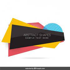 Download Abstract Shapes Collection For Free Abstract Shapes Banner Vector Abstract