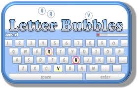 Letter Bubbles A Fun Game For Typing Letters Before They Reach The Edge Of The Screen School Computers Computer Lab Lessons Teaching Technology