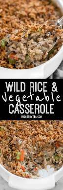 Wild Rice And Vegetable Casserole Recipe Vegetable Casserole Recipes Vegetarian Recipes