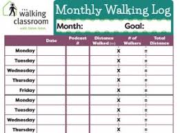 Every Step Counts Tracking Your Miles The Walking Classroom