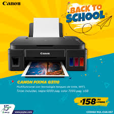 Entre y conozca nuestras increíbles ofertas y promociones. Yoytec Computer On Twitter Regresa A Clases Equipado Con Una Impresora Inalambrica Multifuncional Pixma G3110 De Canon Ideal Para Imprimir Copiar Y Escanear Sin Tener Que Preocuparse Por Reemplazar Costosos Cartuchos De