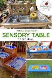How To Build Your Own Water Sand Sensory Table For Play Sensory Table Water Table Diy Sand Play
