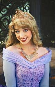 Princess Aurora At Walt Disney World Face Character Sleeping Beauty Blue Dress Disney Princess Aurora Disneyland Princess Disney World Rides