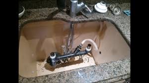 undermount sink repair & faucet