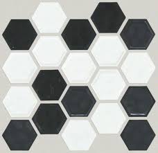 Black And White Mosaic Tile Kitchen Floor Tile And Stone Wall And Flooring Tiles Hexagon Tile Kitchen Floor Mosaic Wall Tiles White Hexagon Tiles