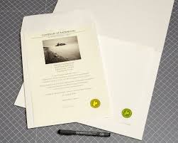 You need to contact a professional authenticator in your given field in order to receive your certificate. Certificate Of Authenticity Jason Robert Jones Expressions Of The Traveler Stories Of The Landscape