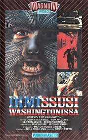 The Werewolf of Washington (1973) Finnish vhs movie cover