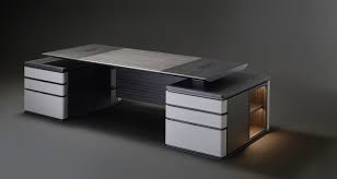 Au Bout De La Nuit Is A Wooden Writing Desk With Base And Details In Bronze From The Promemoria S C Office Table Design Wooden Writing Desk Office Desk Designs