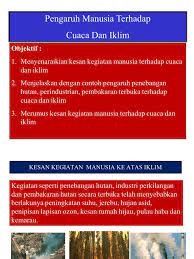 Check spelling or type a new query. Pengaruh Manusia Terhadap Cuaca Dan Iklim