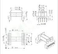 Bobbins | EEL19 Horizontal High Frequency Transformer Bobbin ...