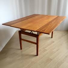 For Sale Mid Century Swedish Adjustable Teak Coffee Or Dining Table By Emmaboda 1957 Dining Room Small Dining Dining Table