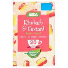 Asda Rhubarb Custard 20 Tea Bags Undefined Rhubarb And Custard Online Food Shopping Delivery Groceries