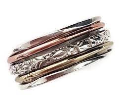 Spinner Ring Spinning Ring Meditation Ring Fidget Ring Mens Spinner Ring Womens Spinner Ring Thumb Ring Boho Ring Mistry Gems Sp50 Spinner Rings Jewelry Wedding Rings