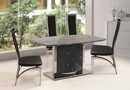 Black Marble Dining Table Sets
