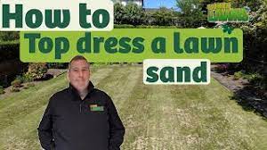 Beaver compost organic lawn dressing is specially blended to our precise specification from finely sieved organic compost and fine turf silica sand. Top Dress A Lawn With Sand Youtube