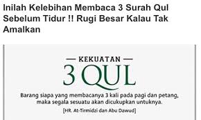 Este livro ayat 3 qul youtube é. Inilah Kelebihan Membaca 3 Surah Qul Sebelum Tidur My Info Maya